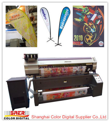 Roll To Roll Digital Banner Flag Printing Machine High Resolution