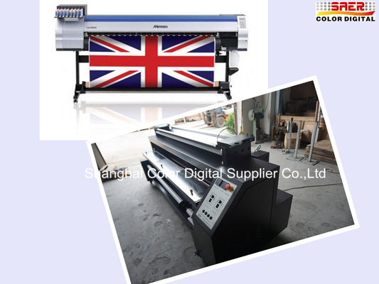 Fabric Original TS34-1800A Mimaki Digital Printer With Sublimation Heater