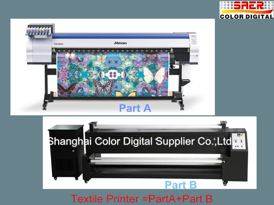 Fabric Original TS34-1800A Mimaki Digital Printer With Sublimation Heater