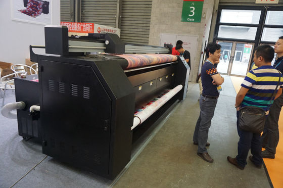 Pigment / Reactive Ink Fabric Flag Printing Machine For Roll Up Banners