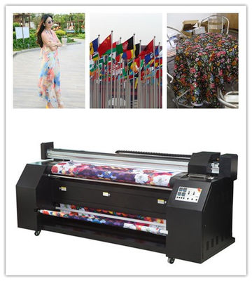 Pigment Sublimation Flag Digital Fabric Printing Machine / Polyester Outdoor Printing Machine