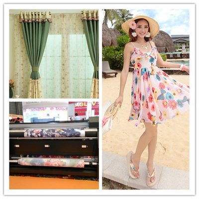 Large Format Fabric Plotter 1400dpi Textile Digital Printing Machines