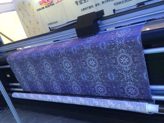 Large Format Digital Fabric Printing / Roll To Roll Dye Sublimation Machine