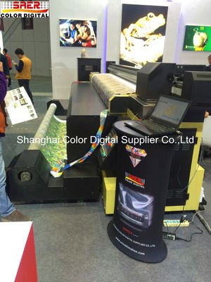 Large Format Digital Fabric Printing Machine Inkjet Textile Printer High Speed For Flags