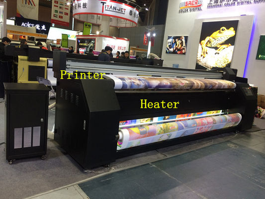 X - Stand Sublimation Printing Machine , Roll To Roll Flag Printing Machine
