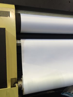 Water Based Dual CMYK Textile Flag Printing Machine With 4 Epson DX7 Heads