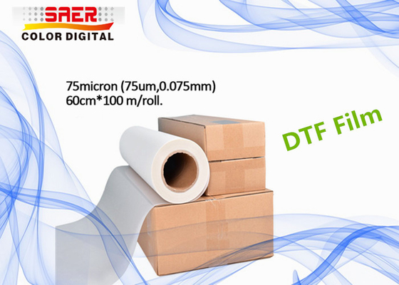 60cm Width Transparent PET Printing Film For DTF Digital Inkjet Printer