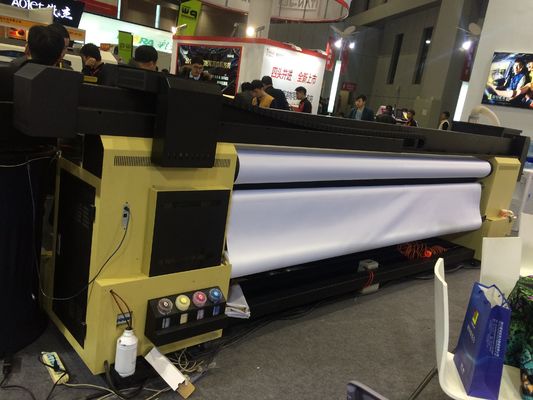 Digital Outdoor Advertising Sublimation Textile Flag Printing Machine 1080 dpi maximum Resolution
