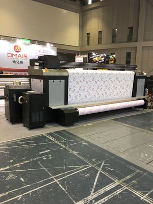 High Speed Kyocera Print Head Digital Textile Printing Machine Dual CMYK