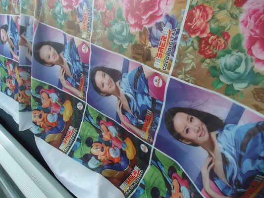 100% Polyester Windows Curtain / Flag Fabric 110-250 G / GSM