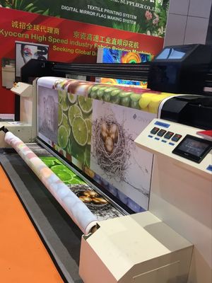 Sublimation Flag Printing Machine , No Fade Large Format Textile Printer