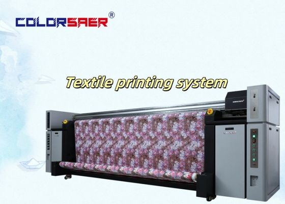 Industrial Digital Inkjet Textile / Fabric Large Format Dye Sublimation Plotter