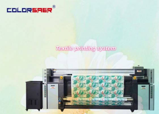 High DPI Wide Format Roll to Roll Textile Printing System 4pcs i3200 Print Head with Competitive Price