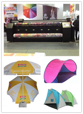 3.2m Large Format Textile Printer , High Definition Fabric Printing Machine