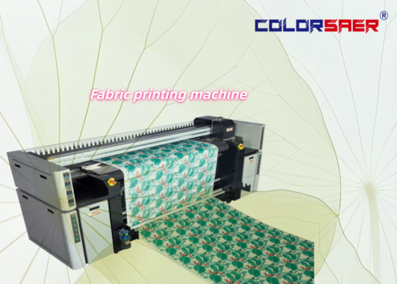 Directly Printing Digital Textile Printer with 3 Epson i3200 Print Heads 2200mm Max Width and 6kw Heater Power