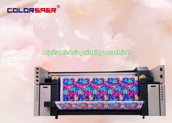 Direct to Textile printing system for polyester & cotton material with 4 pcs i3200 print head