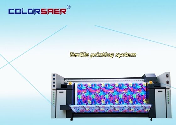 Digital Lifetime Warranty Textile Printing System for Polyester and Cotton Fabric with 4 or 8 pc printhead