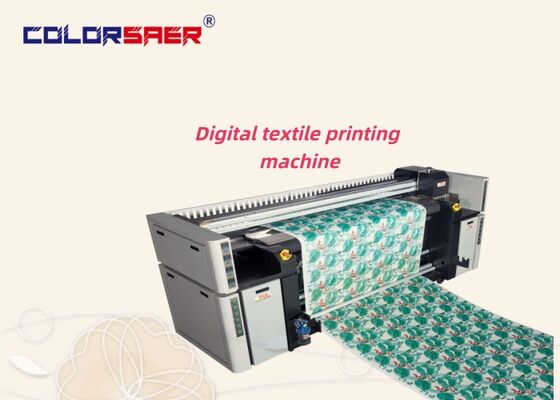 SAER brand new digital fabric printing system with 4 pcs or 8 pcs i3200 print head for cotton and polyester fabric