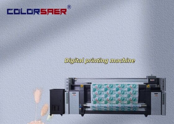 SAER brand new digital fabric printing system with 4 pcs or 8 pcs i3200 print head for cotton and polyester fabric