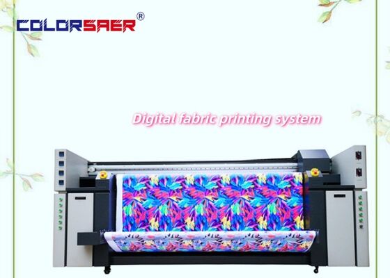 Stable Operation Dye Textile 2m and 3.2m Sublimation Printer 4 pcs & 8 pcs i3200 Print Heads Cotton and Polyester Printing Machine