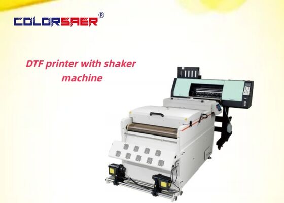 60cm Full-Automatic DTF Printer with Shaker Powder Machine directly to film