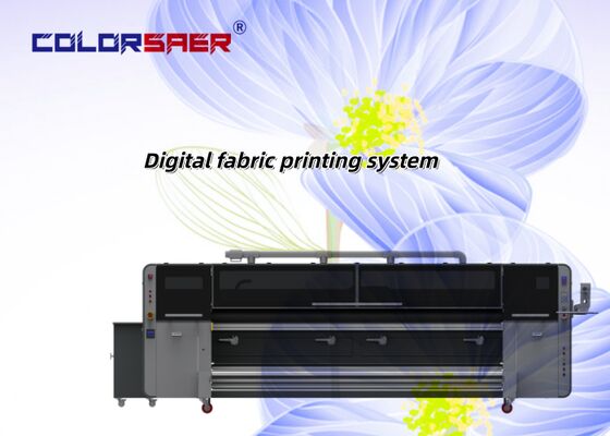 China Professional Manufacturer Large Format Roll to Roll Digital Fabric / Textile Printer for Polyester & Cotton Material