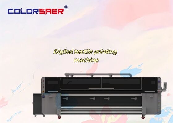 China Professional Manufacturer Large Format Roll to Roll Digital Fabric / Textile Printer for Polyester & Cotton Material