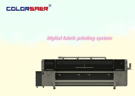 SAER KJ4B-QL Print Head Sublimation Printer with Roll-to-Roll Printing and 3200mm Width for Textile and Flag Printing