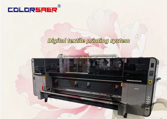 SAER Intelligent Control Reduced Noise Negtive Pressure System Textile Printing System With KJ4B-QL Print Head