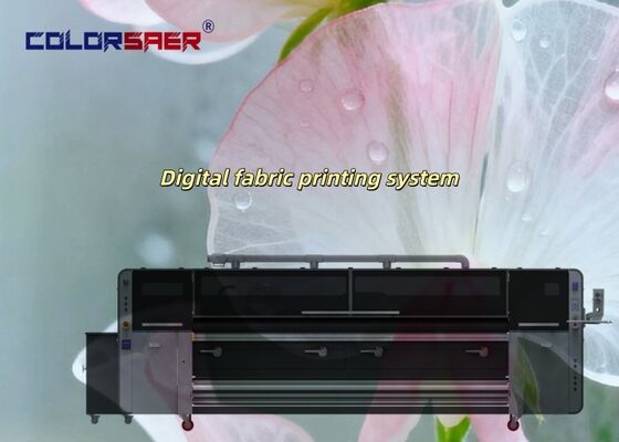 High-Speed 110m2/h Digital Textile Printer with Sublimation & Pigment Ink and Automatic Roll To Roll Epson Head Printer