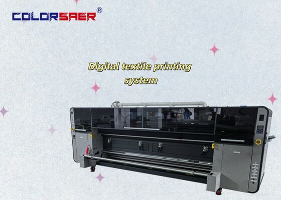 Industrial KJ4B-QL Print Head Textile Printing System With Negtive Pressure System Roll To Roll Plotter