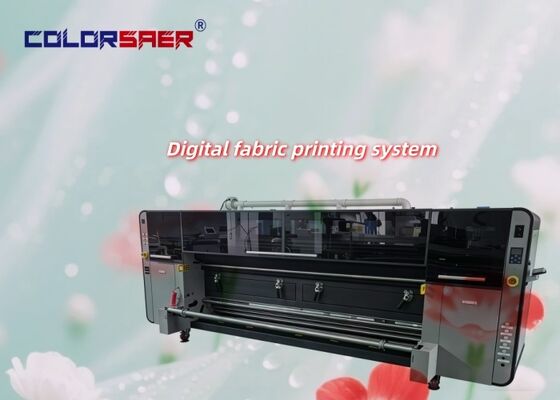 SAER Company New Model CSR3200 Pro Large Format Textile Printing Machine With KJ4B-QL 4 pcs Heads for Sublimation Printing