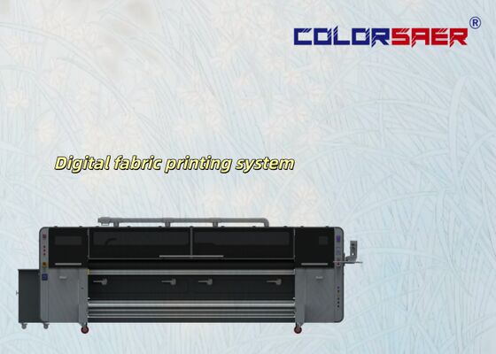 SAER Hot Sell 4 Heads Large Format 3.2m Printwidth Fast Speed Textile Printing Sublimation Plotter