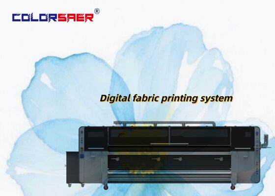 Super Automatic 4 or 8 head 3.2m Printing Width Fast Speed Textile Printer CMYK Large Format I3200 Printer
