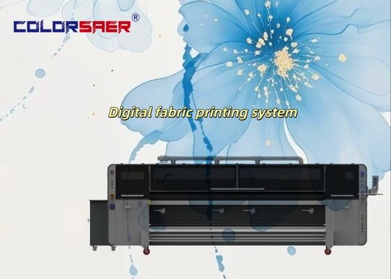 China Supplier Eco-friendly Inkjet Textile Printing System With 4 pcs & 8 pcs I3200 Print Head With Sulimation & Pigment ink