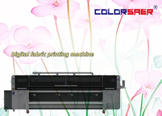 Efficient Stable 3200mm Digital Inkjet Fabric Printing Machine Polyester & Cotton Textile Plotter With 4 pcs & pcs Print Head