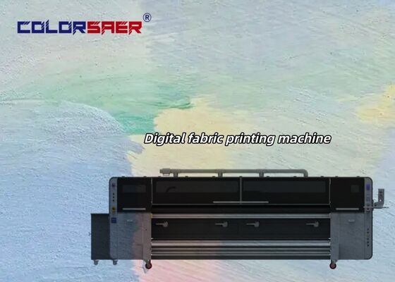 SAER Color 4 & 8 pcs I3200A1 Print Head 3.2m All-in-one Advertising High Color Inkjet Digital Flag Printing Machine