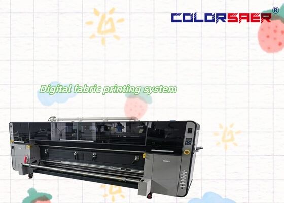 SAER COLOR Automatic Textile / Fabric Printing Machine Dye Sublimation Plotter For Cotton & Polyester Materials