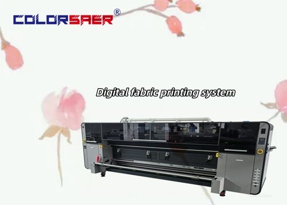 Imprimante 2m & 3.2m Digital Textile Printing Machine Fabric Printer For Cotton & Polyester Materials
