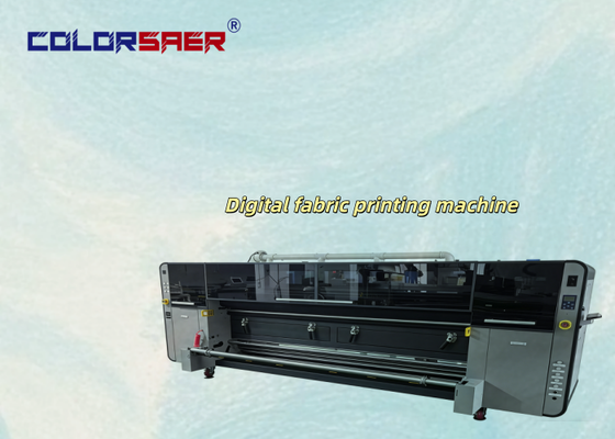 SAER I3200 Print Head CMYK 4 Colors & CMYKGRBK 8 Color 3.2m Textile Printing Machine for Polyester & Cotton Materials