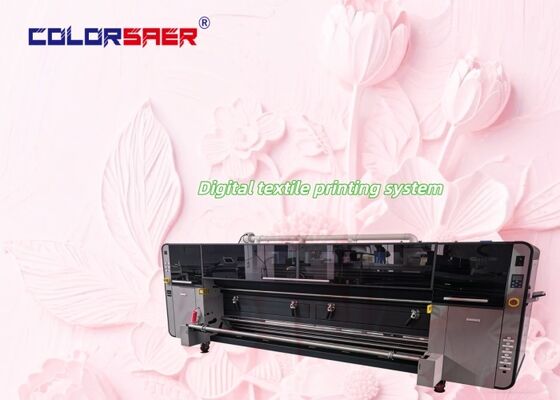 Imprimante Sublimation 2m & 3.2m Sublimation Polyester Printing System Cotton Fabric Printing Machine