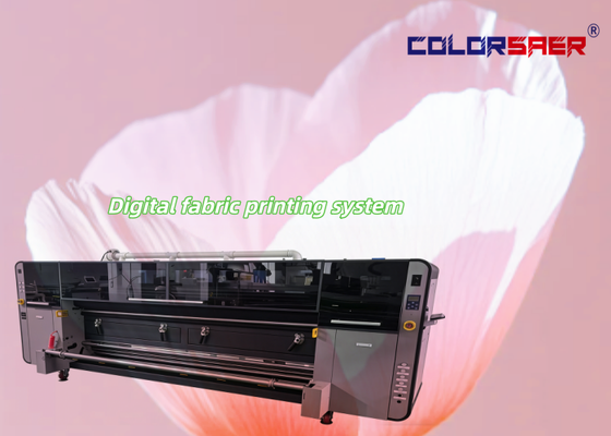 Digital Fabric / Textile Sublimation Banner Printer for Cotton or Polyester Materials with Industrial KJ4B-QL Print Head