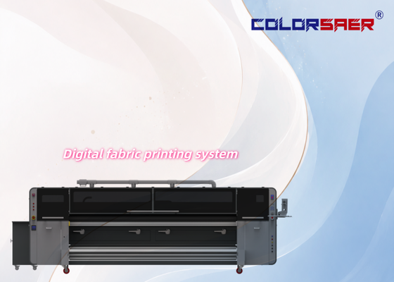 High Resolution 4 Color/CMYK Digital Textile Printing System CSR3200 Fabric Plotter with Pigment & Sublimation Ink