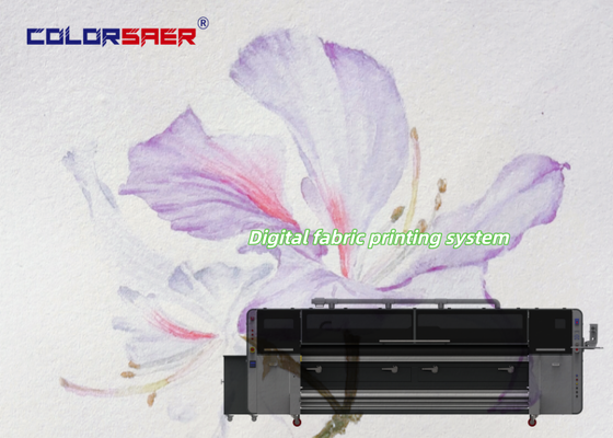 Large format 126 Inch Industrial Grade 4pcs KJ4B-QL Print Head Digital Textile Printer for Cotton & Polyester Fabric