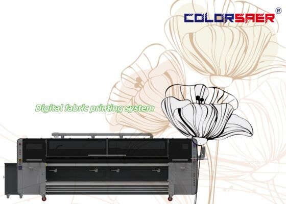 High resolution industrial 4 pcs KJ4B-QL print head large format textile printing system with pigment & sublimation ink
