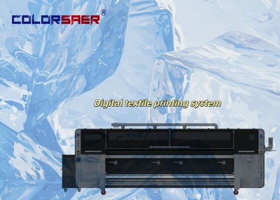 SAER Certified 3.2m KJ48-QL Print Head Industrial Directly Textile Printer for Advertising Banner Factory OEM