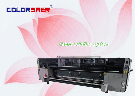 Industrial Grade SAER Manufacturer Inkjet Textile Printing System High Speed Fabric Plotter for Polyester & Cotton Materials