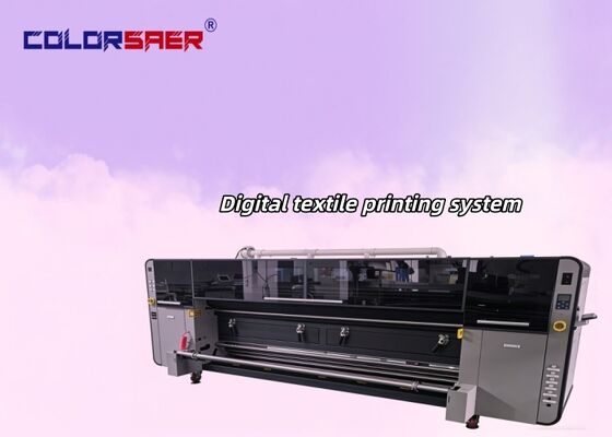Digital Multi-Color Fabric Printer With Far Infrerad Heater Unit All-in-one Machine Textile Plotter
