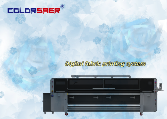 SAER Automatic Digital 4 Color Roll to Roll Textile Digital Printing Machine for Cotton & Polyester Materials