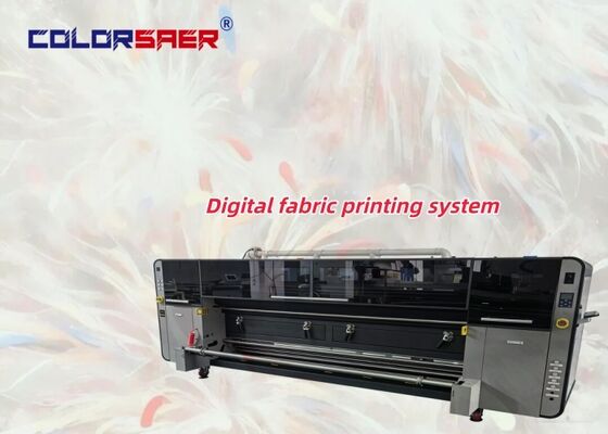 Factory Direct Sale Digital Textile Printing System with 4 pcs Industrial KJ4B-QL Print Head With Pigment & Sublimation Ink